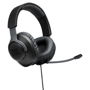 JBL Free WFH Wired Over-ear Headset with Detachable Mic, Black(אוזניות JBL)